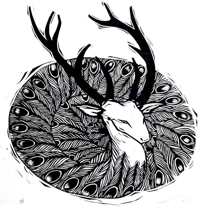 Le cerf-paon